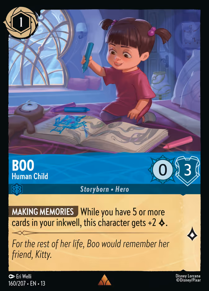 Boo - Human Child Lorcana card (160/207, Attack of the Vine!)