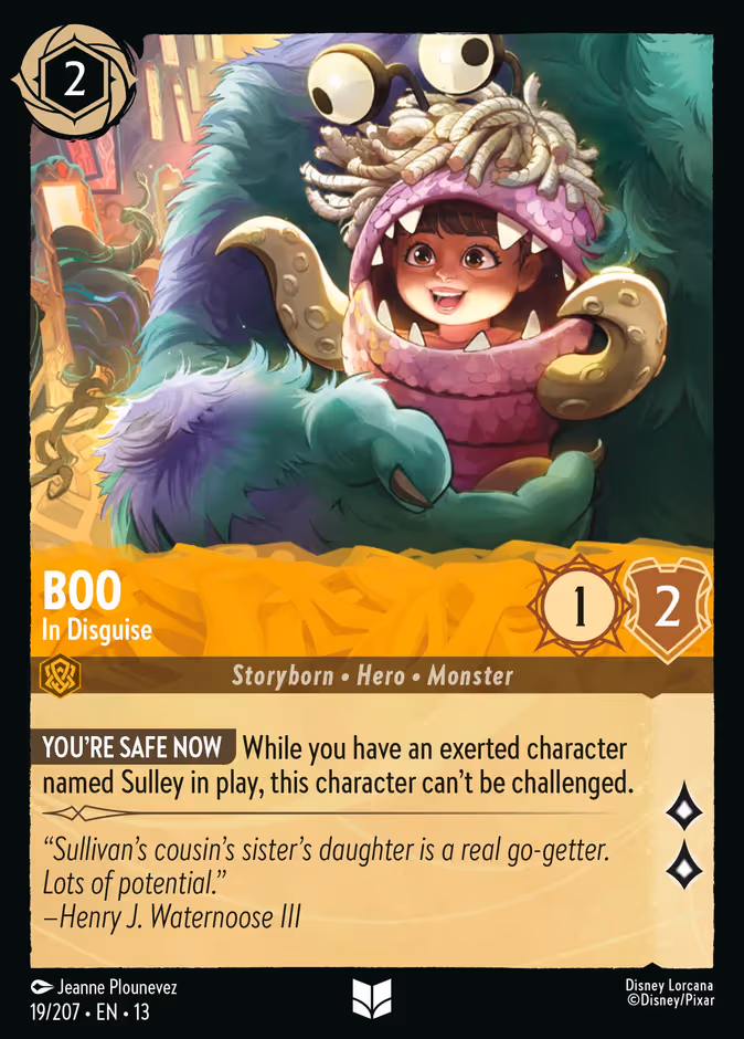 Boo - In Disguise Lorcana card (19/207, Attack of the Vine!)