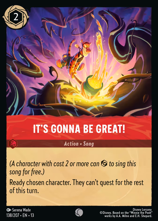 It's Gonna Be Great! Lorcana card (138/207, Attack of the Vine!)