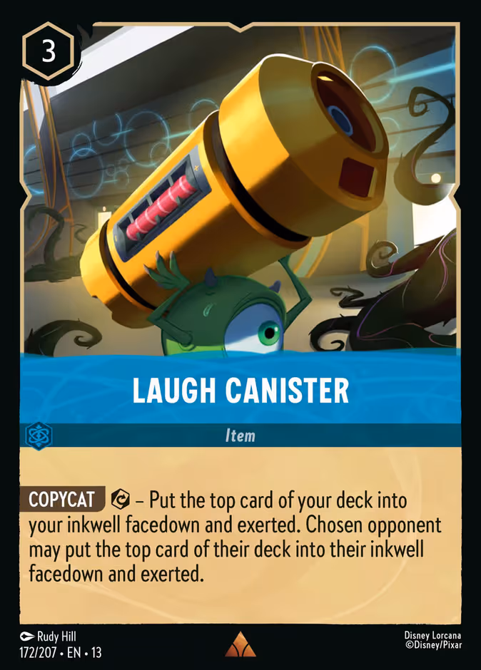 Laugh Canister Lorcana card (172/207, Attack of the Vine!)
