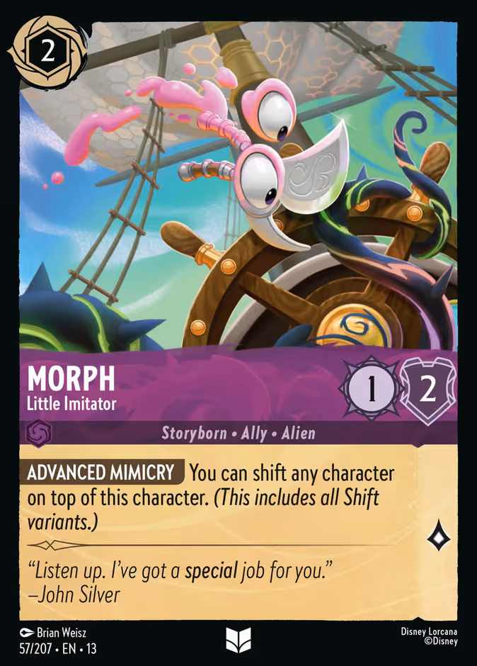 Morph - Little Imitator Lorcana card (57/207, Attack of the Vine!)