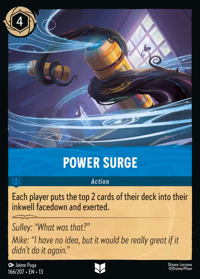 Power Surge Lorcana card (166/207, Attack of the Vine!)