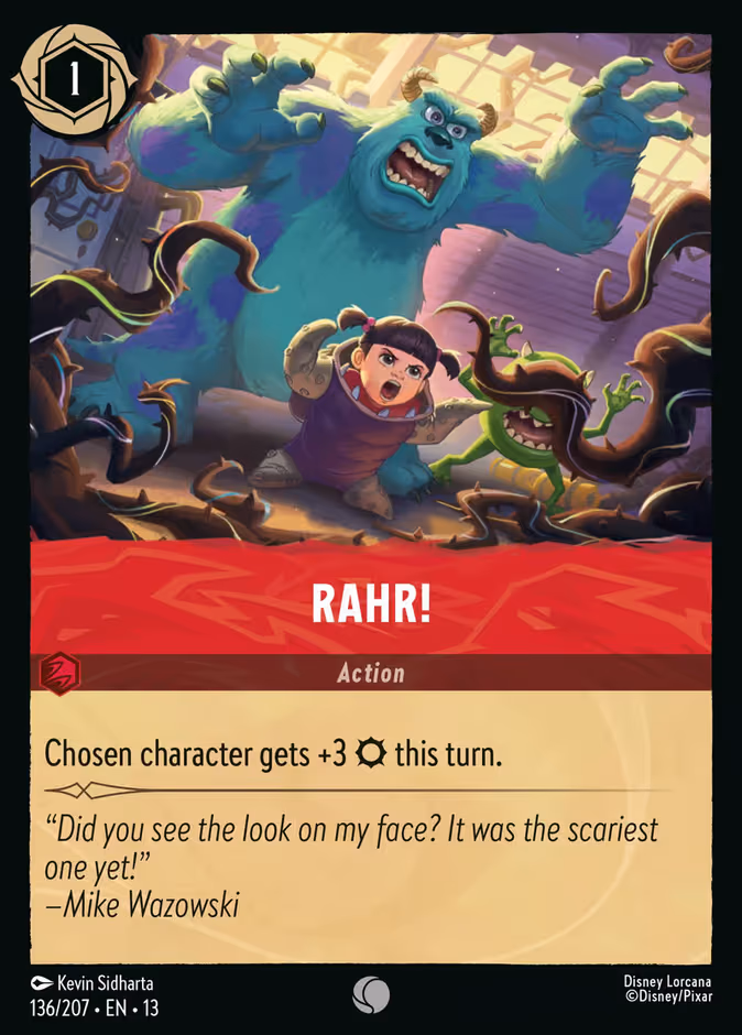 RAHR! Lorcana card (136/207, Attack of the Vine!)