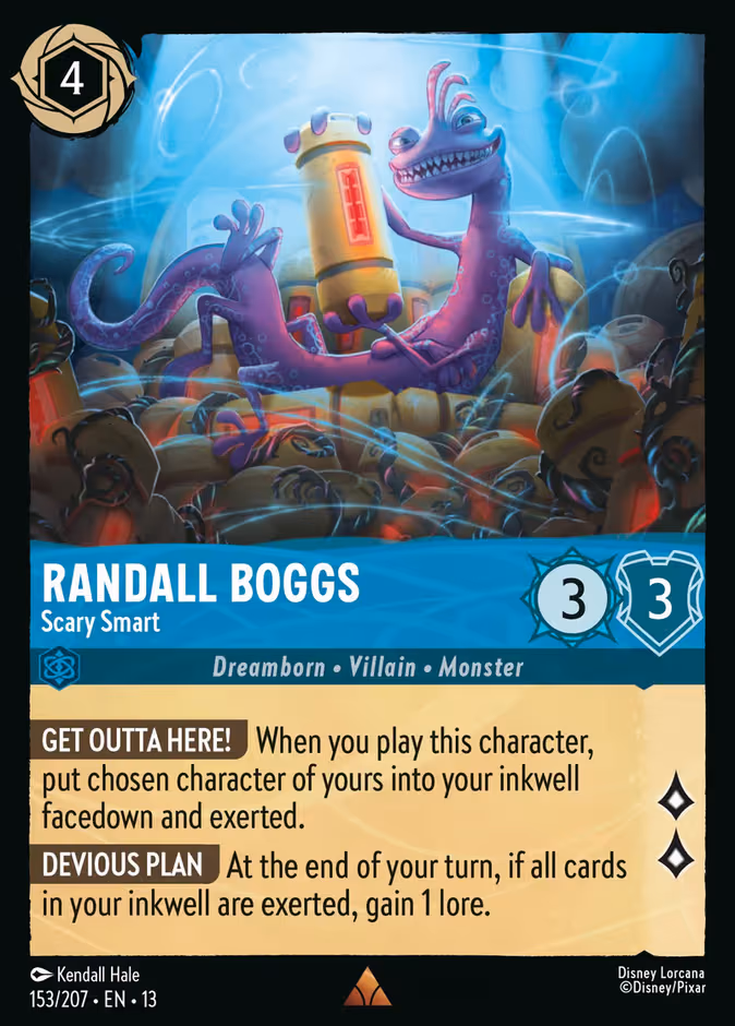 Randall Boggs - Scary Smart Lorcana card (153/207, Attack of the Vine!)