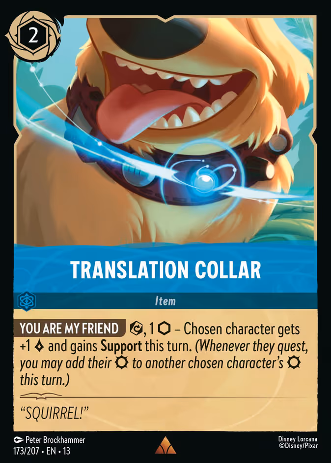 Translation Collar Lorcana card (173/207, Attack of the Vine!)