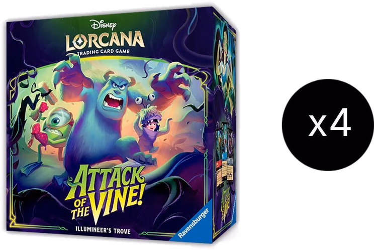 Disney Lorcana Attack of the Vine! Illumineer's Trove Case