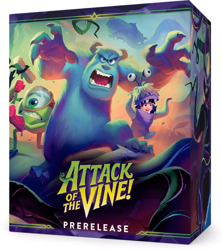 Disney Lorcana Attack of the Vine! Prerelease Box