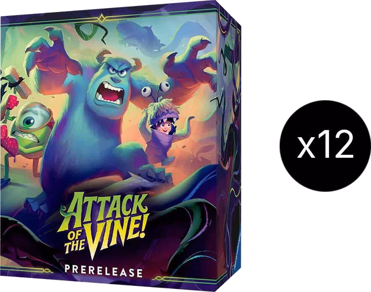 Disney Lorcana Attack of the Vine! Prerelease Box Case