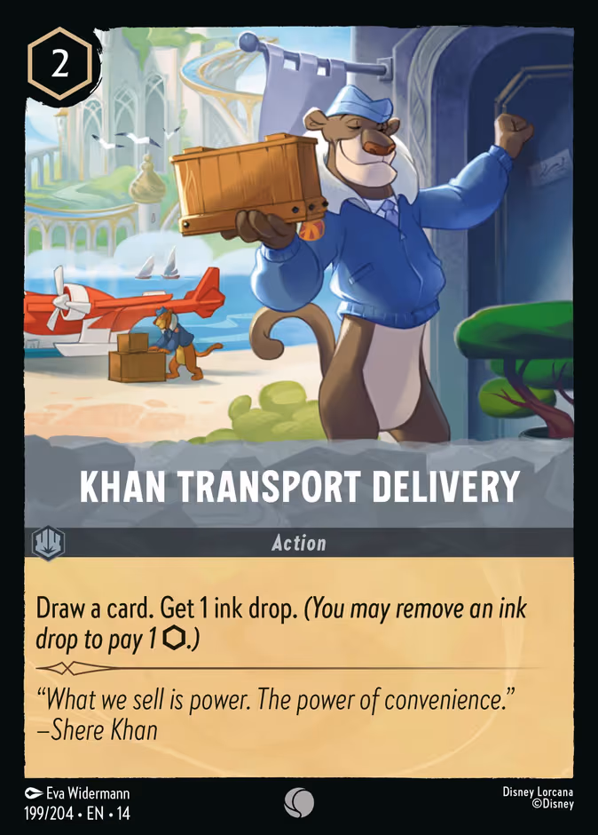 Khan Transport Delivery Lorcana card (199/201, Hyperia City)
