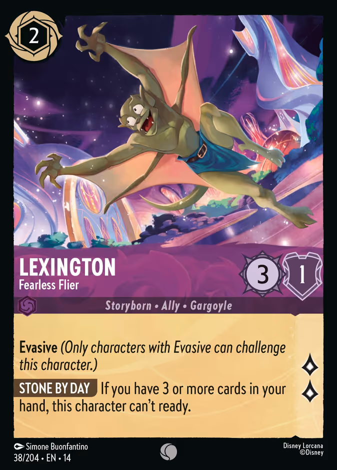 Lexington - Fearless Flier Lorcana card (38/197, Hyperia City)