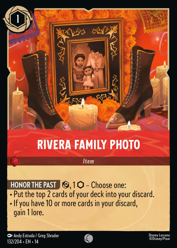 Rivera Family Photo Lorcana card (132/204, Hyperia City)
