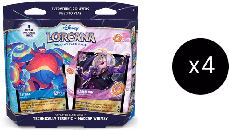 Disney Lorcana Hyperia City 2-Player Starter Set Case