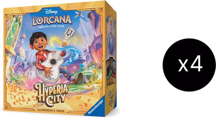 Disney Lorcana Hyperia City Illumineer's Trove Case