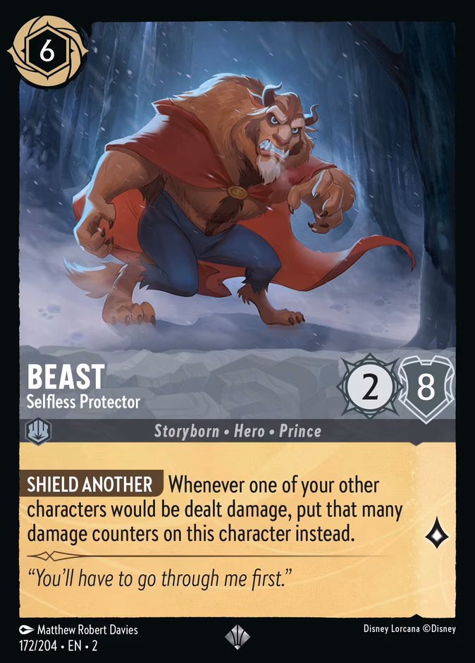 Beast - Selfless Protector Lorcana card (172/204, Rise of the Floodborn)