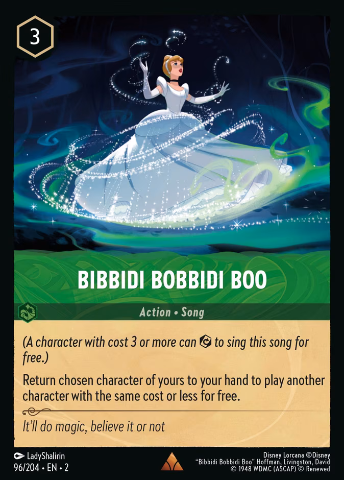Bibbidi Bobbidi Boo Lorcana card (96/204, Rise of the Floodborn)