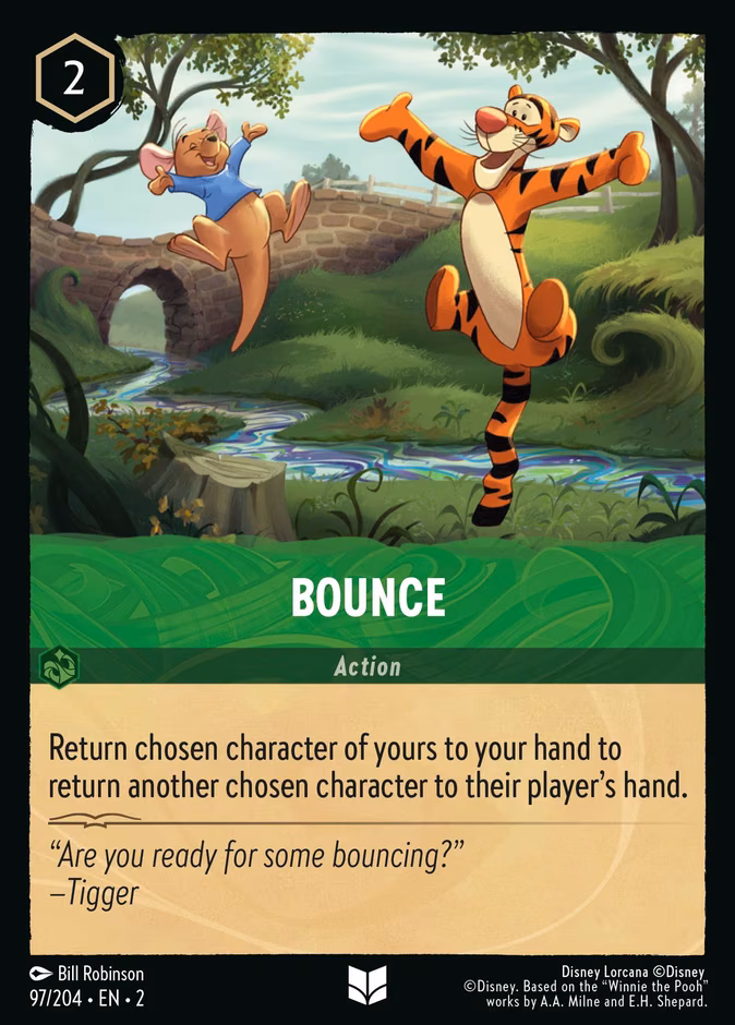 Bounce Lorcana card (97/204, Rise of the Floodborn)