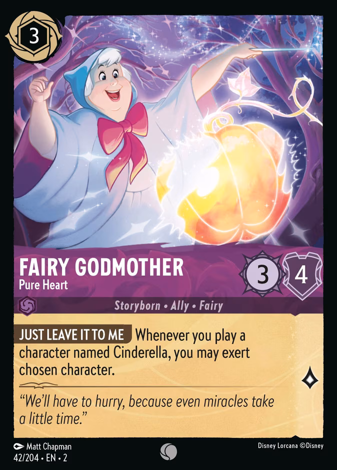 Fairy Godmother - Pure Heart Lorcana card (42/204, Rise of the Floodborn)