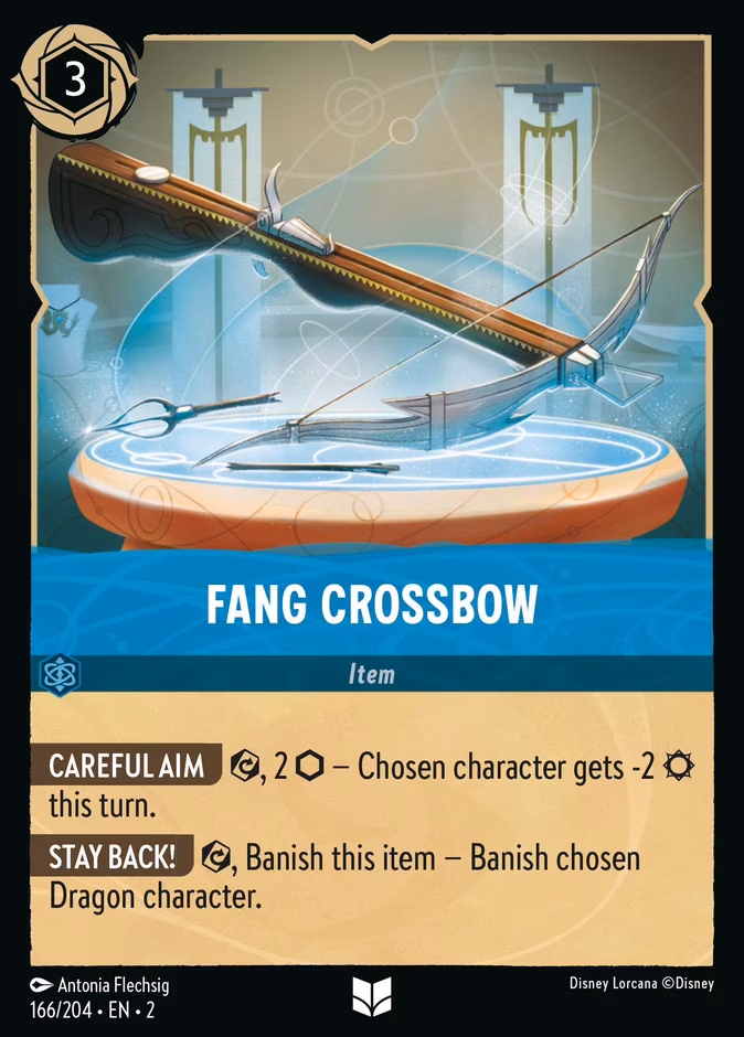 Fang Crossbow Lorcana card (166/204, Rise of the Floodborn)