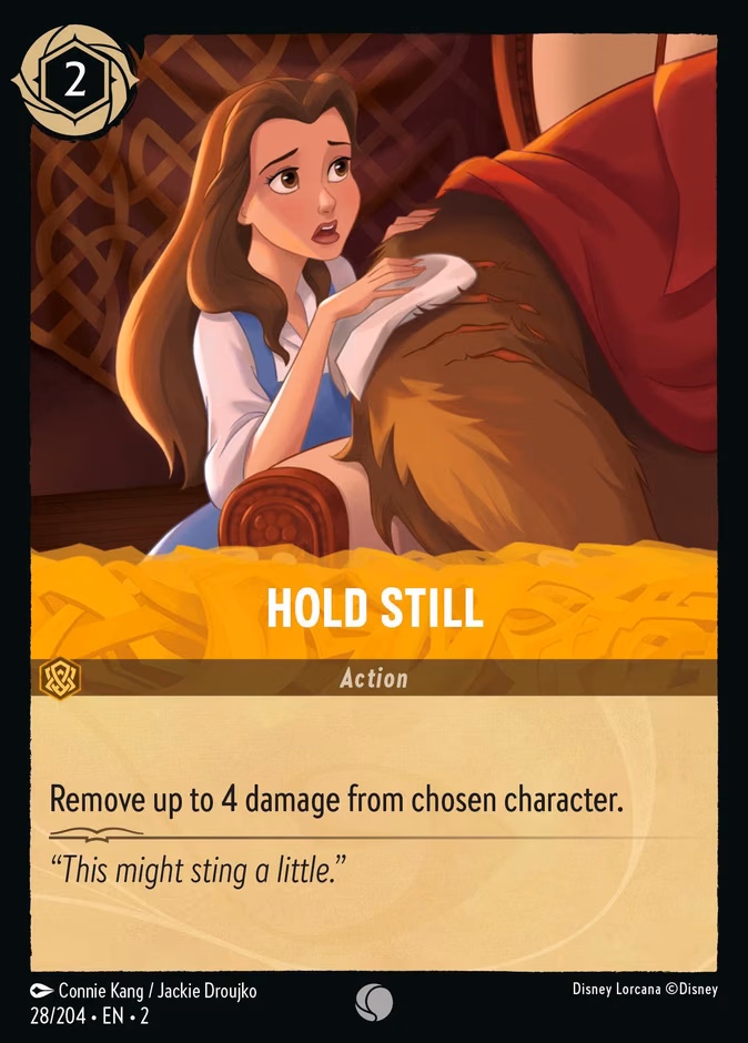 Hold Still Lorcana card (28/204, Rise of the Floodborn)