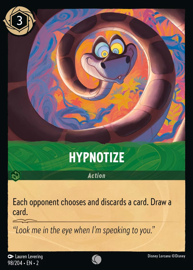 Hypnotize Lorcana card (98/204, Rise of the Floodborn)