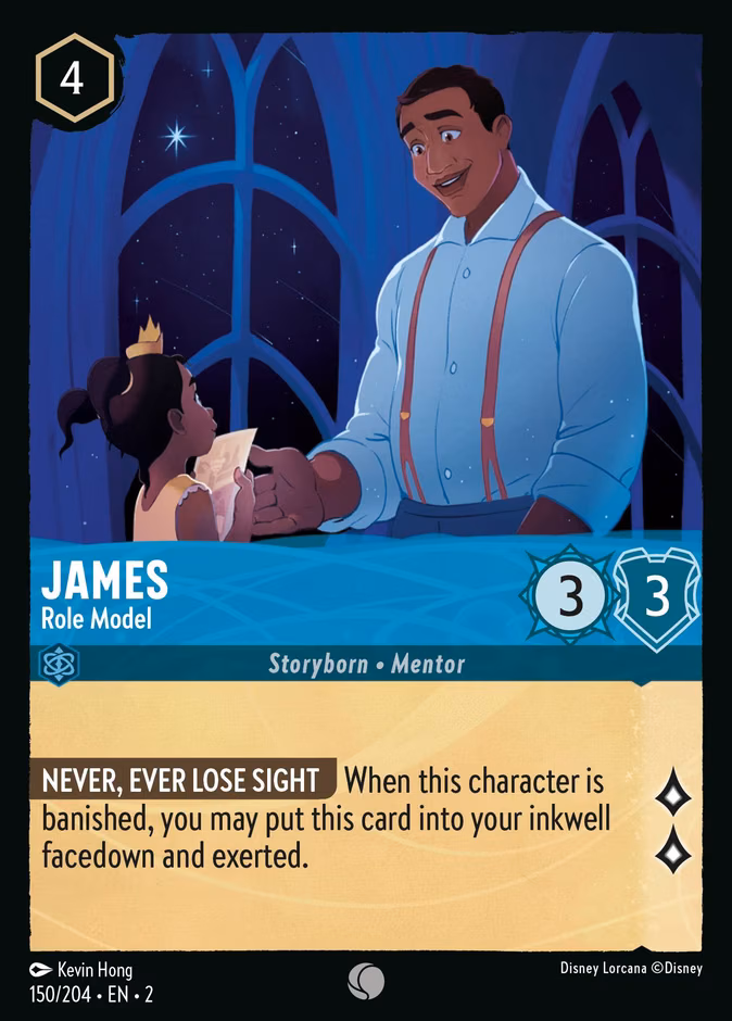 James - Role Model Lorcana card (150/204, Rise of the Floodborn)
