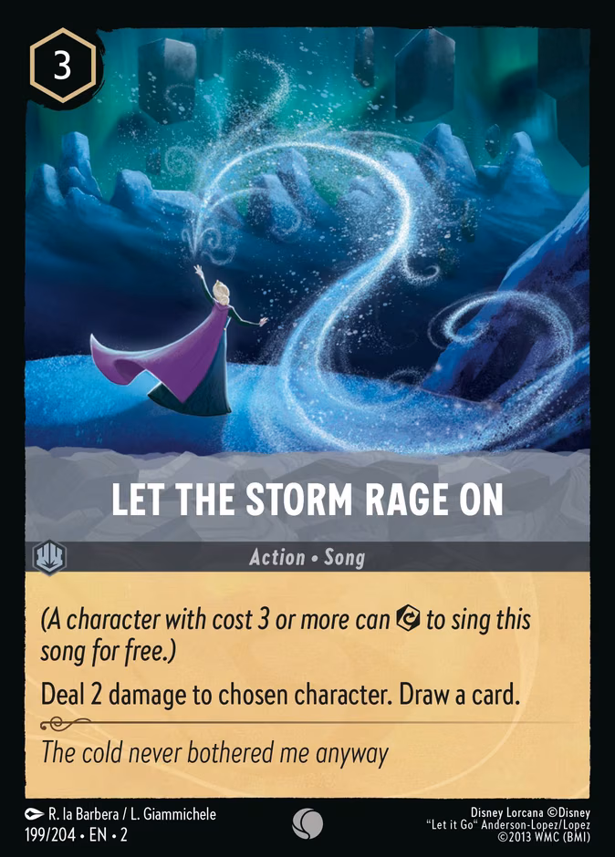 Let the Storm Rage On Lorcana card (199/204, Rise of the Floodborn)