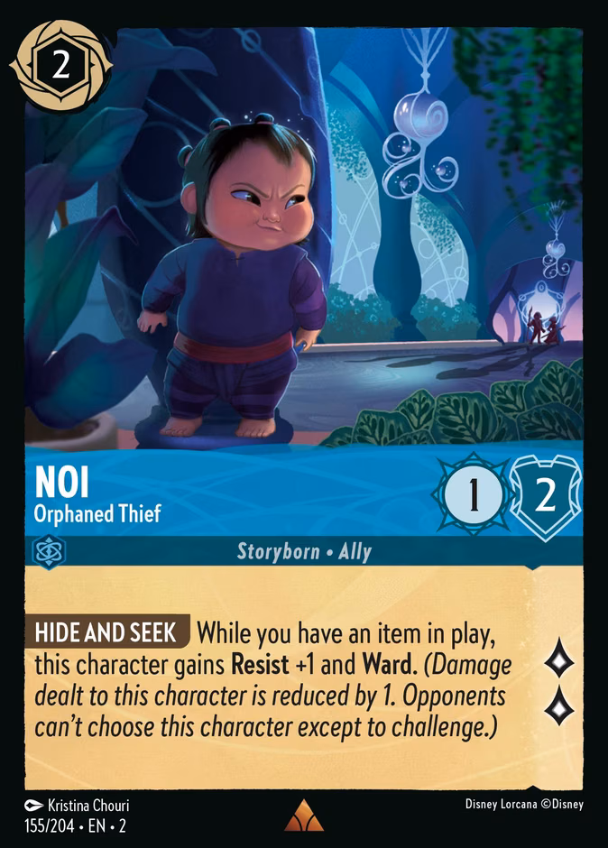Noi - Orphaned Thief Lorcana card (155/204, Rise of the Floodborn)