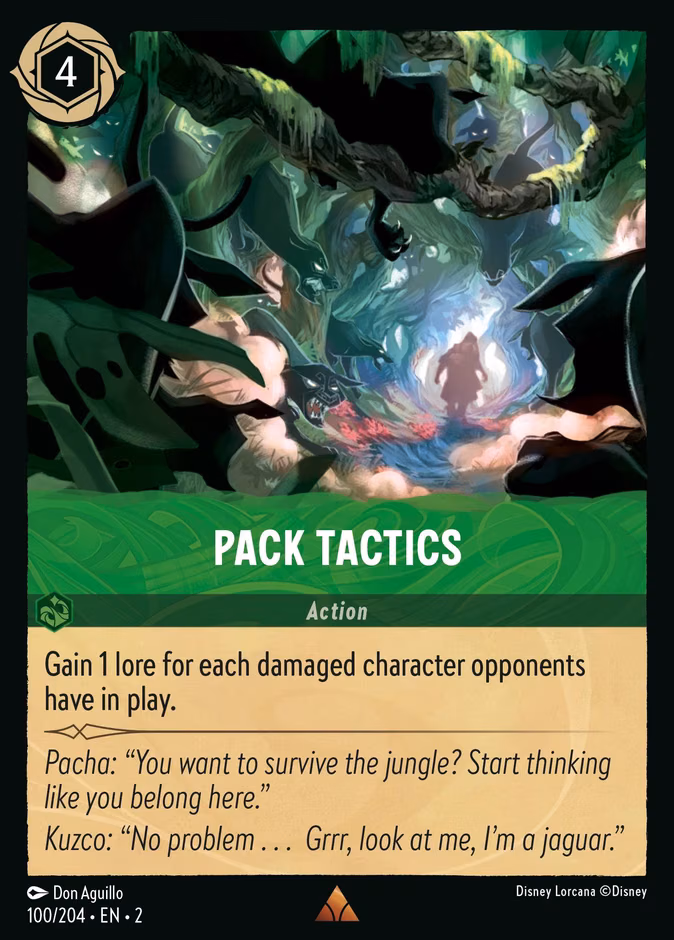 Pack Tactics Lorcana card (100/204, Rise of the Floodborn)