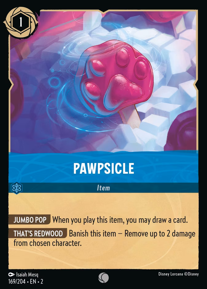 Pawpsicle Lorcana card (169/204, Rise of the Floodborn)
