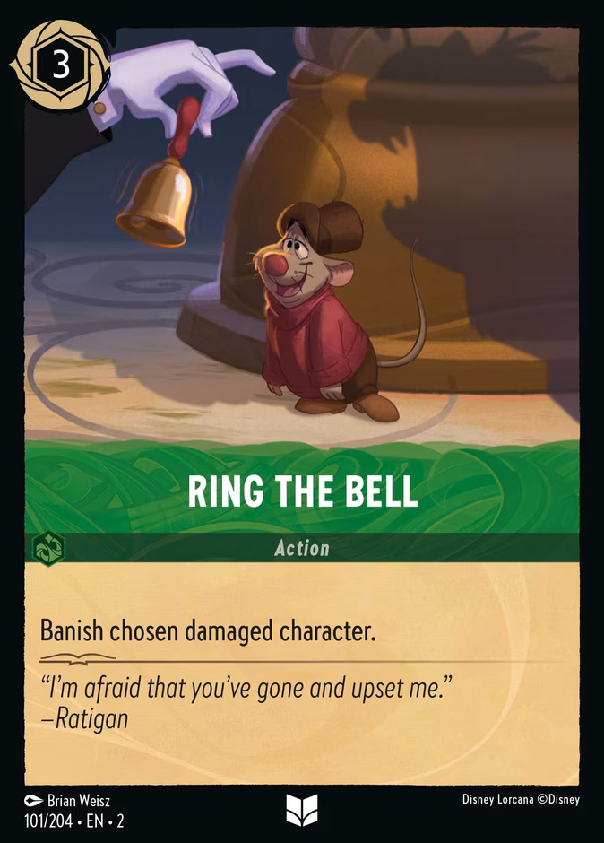 Ring the Bell Lorcana card (101/204, Rise of the Floodborn)