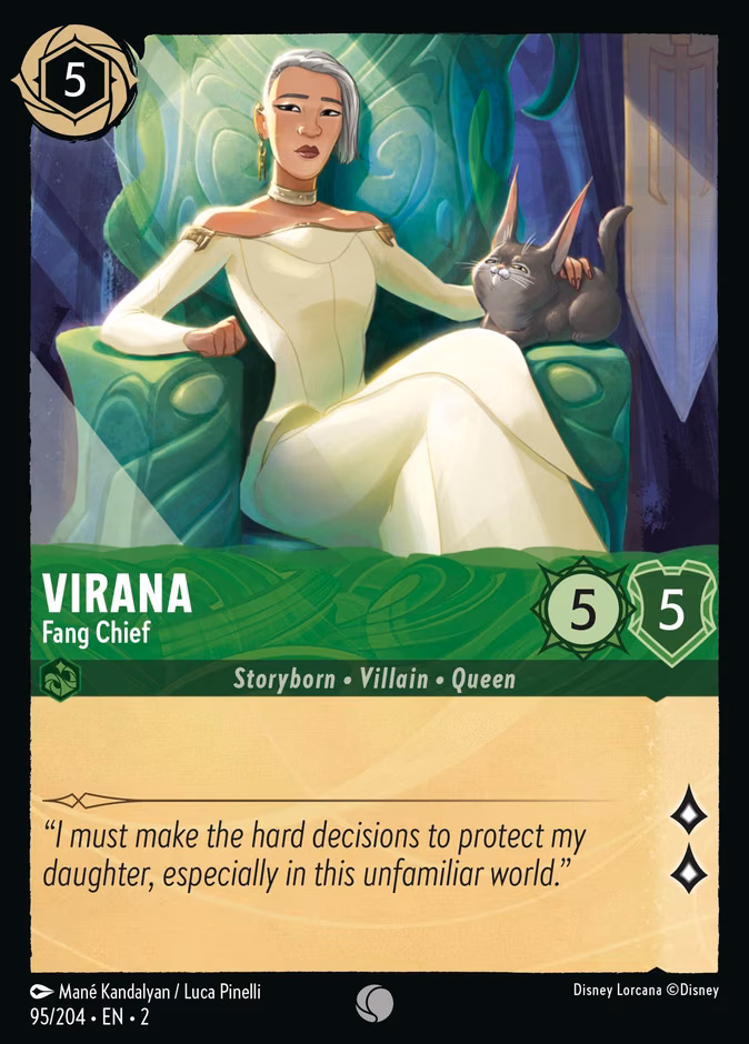 Virana - Fang Chief Lorcana card (95/204, Rise of the Floodborn)