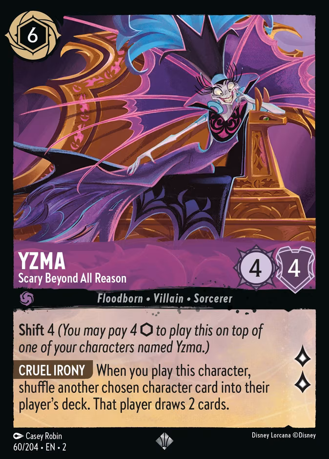 Yzma - Scary Beyond All Reason Lorcana card (60/204, Rise of the Floodborn)