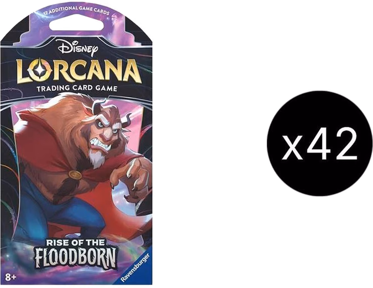 Disney Lorcana Rise of the Floodborn Sleeved Booster Pack Case