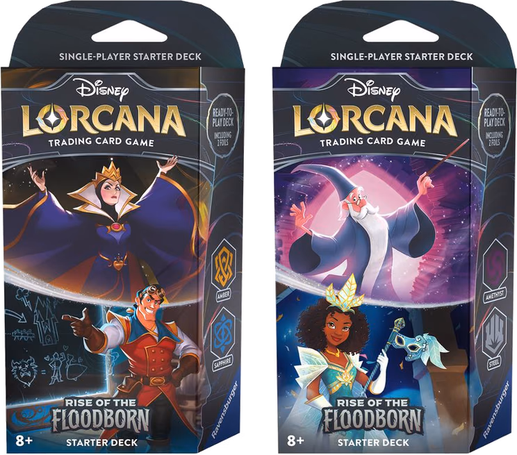 Disney Lorcana Rise of the Floodborn Starter Deck [Set of 2]
