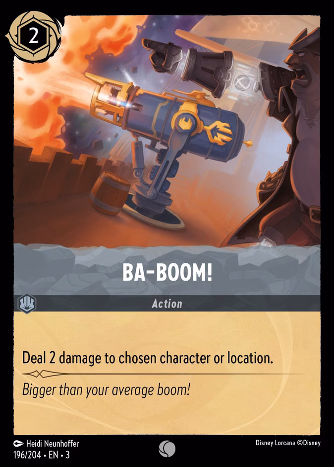 Ba-Boom! Lorcana card (196/204, Into the Inklands)