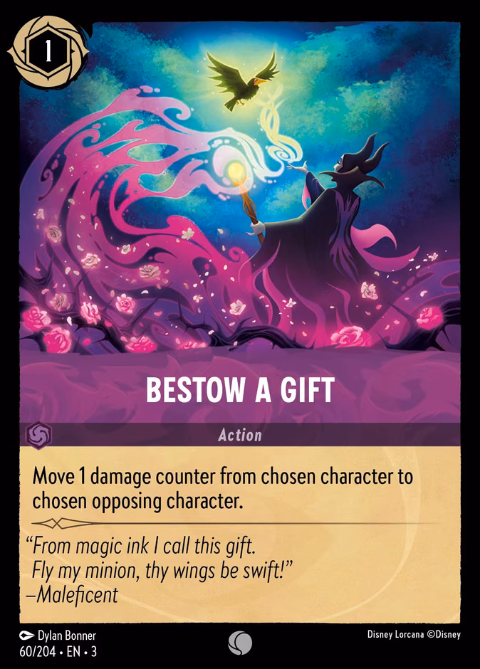 Bestow a Gift Lorcana card (60/204, Into the Inklands)