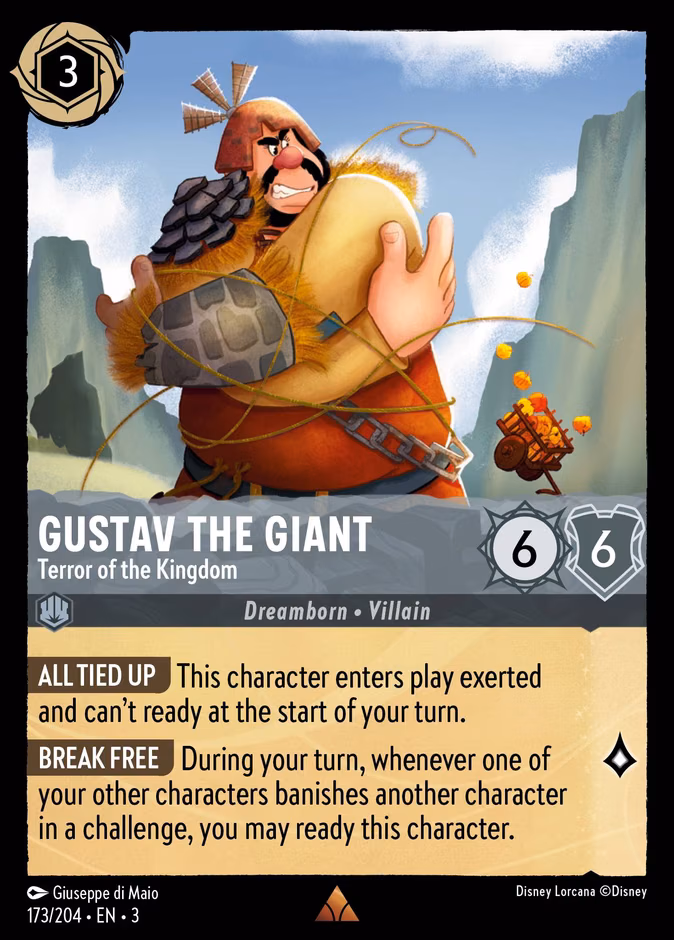 Gustav the Giant - Terror of the Kingdom Lorcana card (173/204, Into the Inklands)