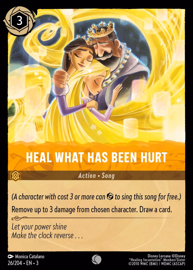Heal What Has Been Hurt Lorcana card (26/204, Into the Inklands)