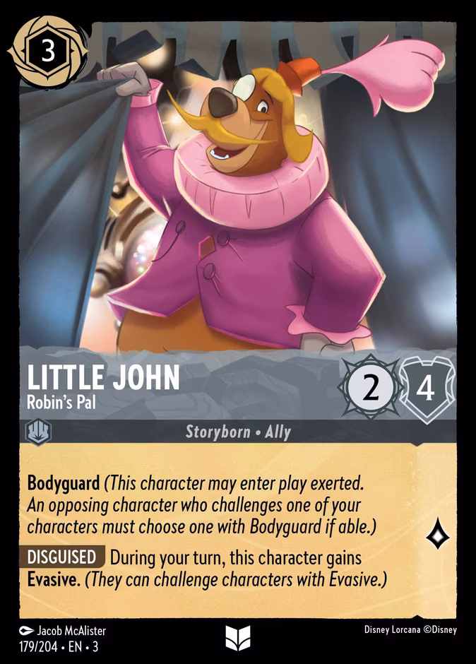 Little John - Robin's Pal Lorcana card (179/204, Into the Inklands)