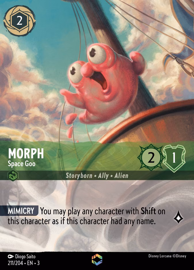 Morph - Space Goo Lorcana card (211/204, Into the Inklands)