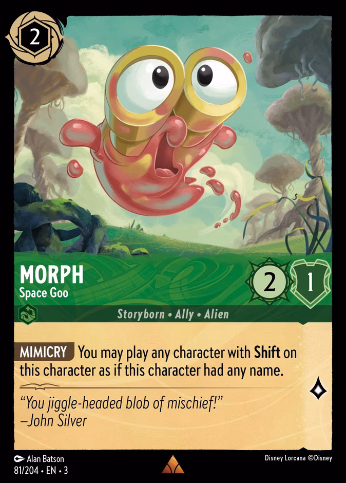 Morph - Space Goo Lorcana card (81/204, Into the Inklands)