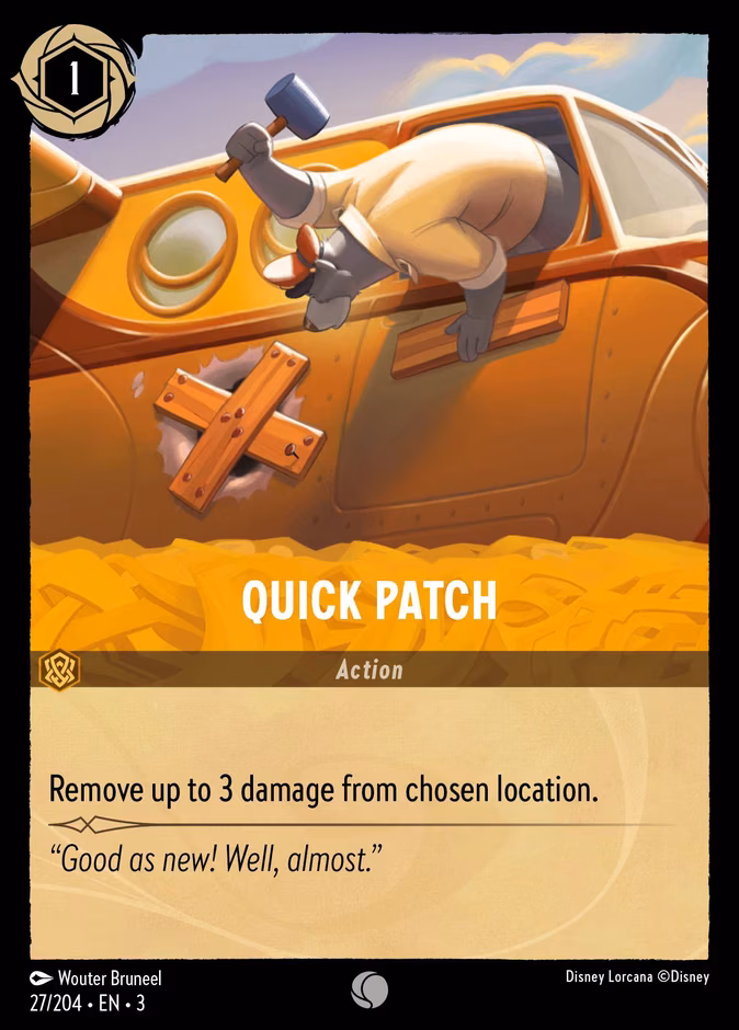 Quick Patch Lorcana card (27/204, Into the Inklands)