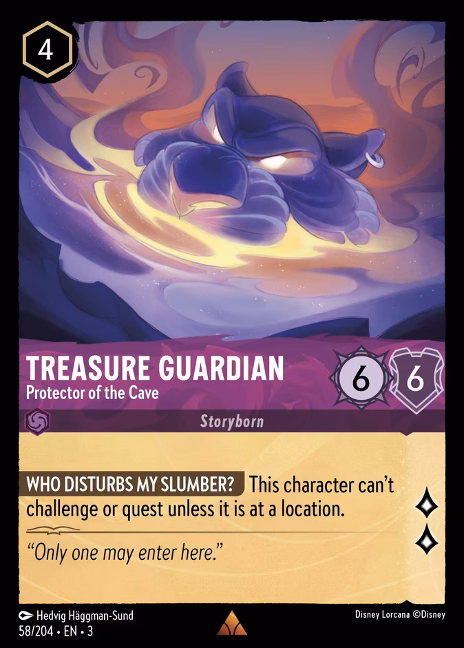 Treasure Guardian - Protector of the Cave Lorcana card (58/204, Into the Inklands)