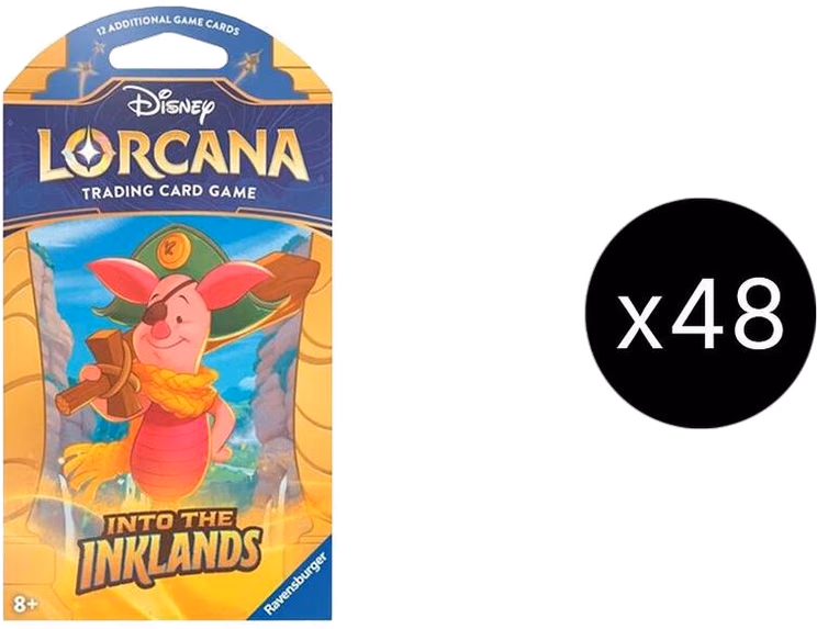 Disney Lorcana Into the Inklands Sleeved Booster Pack Case