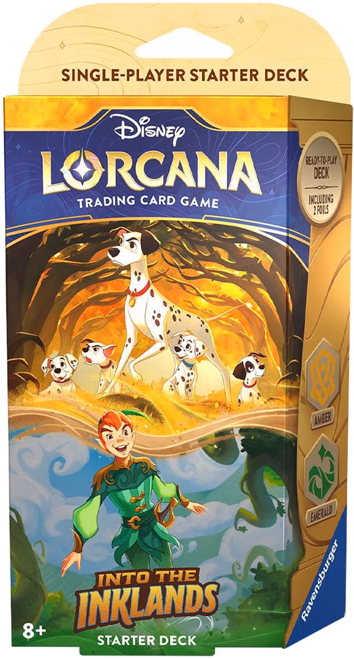 Disney Lorcana Into the Inklands Starter Deck (Amber & Emerald)