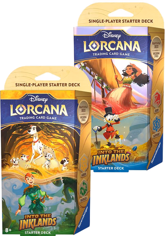 Disney Lorcana Into the Inklands Starter Deck [Set of 2]