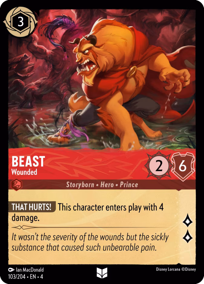 Beast - Wounded Lorcana card (103/204, Ursula's Return)