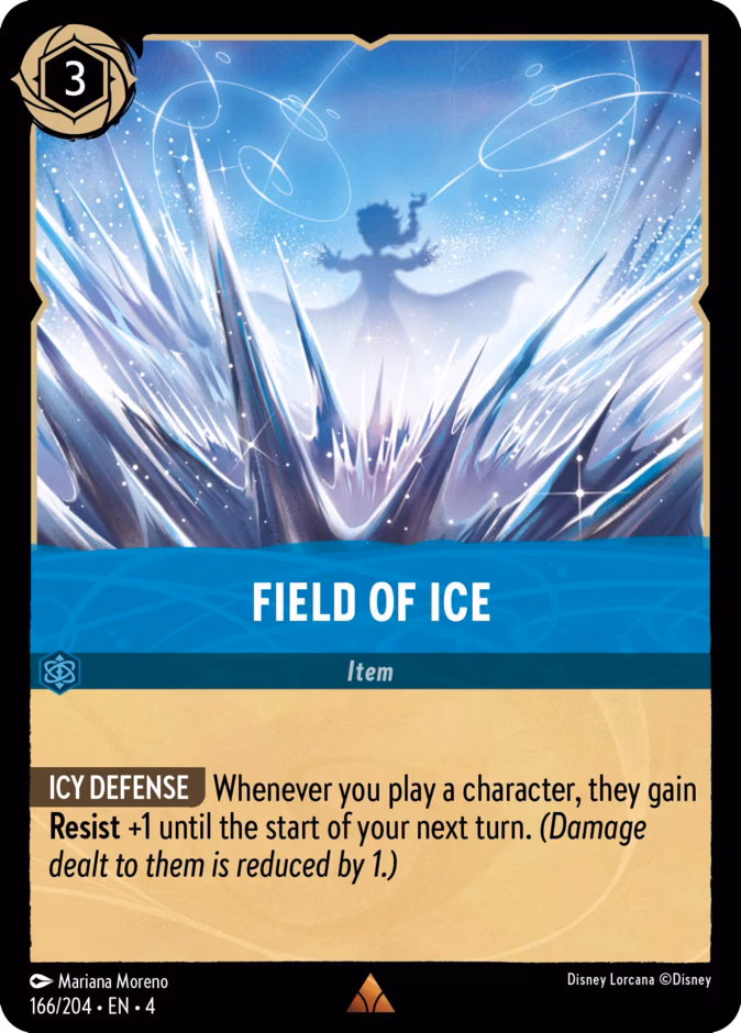 Field of Ice Lorcana card (166/204, Ursula's Return)