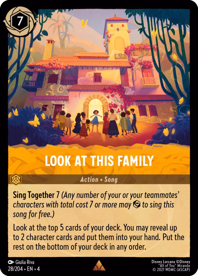 Look at This Family Lorcana card (28/204, Ursula's Return)