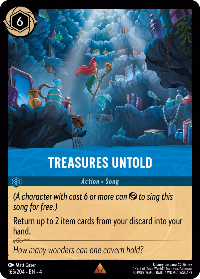 Treasures Untold Lorcana card (165/204, Ursula's Return)